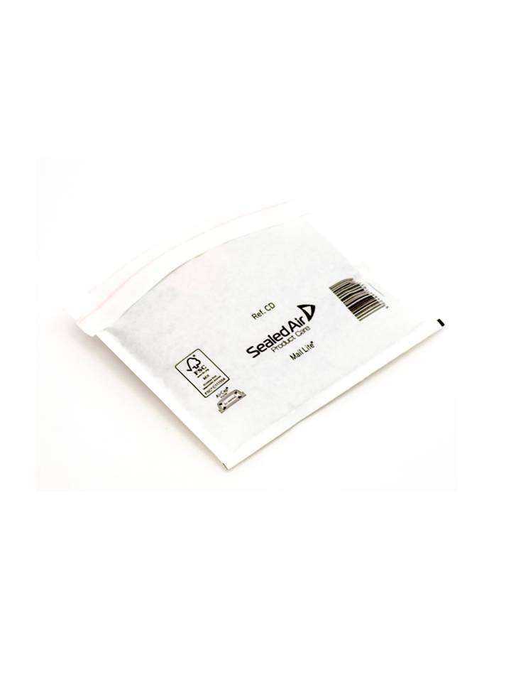 Bubbelfoliekuvert CD 180x160mm